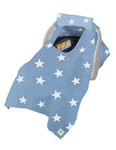 Cubre Portabebé Súper Suave - Flannel Estrellas